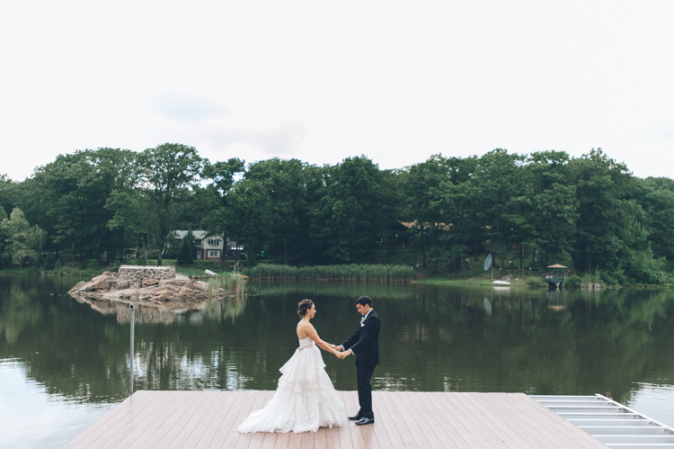 Rock Island Lake Club wedding, captured by photo-documentary NJ wedding photographer Hey Karis.