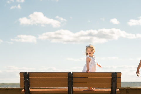 Sunset family session at Lavallette Beach NJ with my previous wedding couple Christina and JR. Christina and JR got married in 2017 at Molly Pitcher Inn in Red Bank NJ and now they have two charming daughters becoming family of four! It’s always so good seeing old wedding clients with their growing family. Christina and JR’s family session down Jersey Shore town Lavallette NJ was especially meaningful to them because it’s where Christina and JR both grew up. The beach, sand, most amazing sunset is all very familiar to Christina and JR and it was so amazing photographing them with their two beautiful daughters. Christina, JR, Karlie and Maddy’s family session photographed by Karis from HeyKaris. 