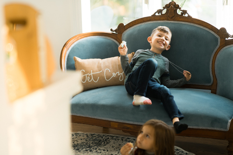 Fall is in full swing here in NJ, my first Fall Family session with Anna and Adam at their Farm House in Hackettstown NJ. Anna and Adam recently purchased their dream farm house on a 4 acres of land. This family of four now has chickens, ducks, birds, cats, a dog, sheep and plans to add many more to the list in the future. I had the honor of visiting Anna and Adam and their two beautiful children at their Farm the other day. I got much need vitamin D walking around the property, enjoying the foliage, running around with their kids and meeting all the farm animals. I sincerely enjoy photographing families now because there are no dull moments with kids, every moment is perfect! Fall family session at Anna and Adam’s Farm at Hackettstown NJ photographed by Karis from HeyKaris. 