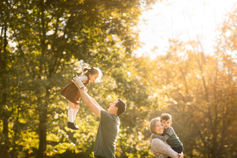 Fall is in full swing here in NJ, my first Fall Family session with Anna and Adam at their Farm House in Hackettstown NJ. Anna and Adam recently purchased their dream farm house on a 4 acres of land. This family of four now has chickens, ducks, birds, cats, a dog, sheep and plans to add many more to the list in the future. I had the honor of visiting Anna and Adam and their two beautiful children at their Farm the other day. I got much need vitamin D walking around the property, enjoying the foliage, running around with their kids and meeting all the farm animals. I sincerely enjoy photographing families now because there are no dull moments with kids, every moment is perfect! Fall family session at Anna and Adam’s Farm at Hackettstown NJ photographed by Karis from HeyKaris. 