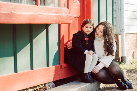 Brooke reached out to me for holiday family session and she had plans, props and we were all looking forward to Brooke and Mike’s holiday family session with their two kids Grace and Tommy at Historic Richmond Town in Staten Island NY. Brooke and Mike are from Staten Island and they did not live too far from Historic Richmond Town and they decorate the whole town pretty festive so we decide to meet there. But like all plans Brooke’s big hope for her very first professional photoshoot didn’t go as she planed. Her two kids Grace and Tommy were not having it. As soon as they got to the parking lot Tommy fell asleep. Grace was shy and scared to have her photos taken by a stranger photographer me. But we tried and got some good cute photos, and some not so cute and grumpy photos as well. Brooke, Mike, Grace and Tommy’s Historic Richmond Town Staten Island Holiday Family session documented and  photographed by Karis from Hey Karis. Photograph is like freezing time, motion in print, movie turned into a book. Now booking 2021 and 2022 weddings.