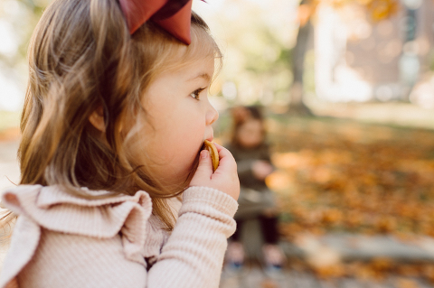 Weather was so amazing on the day I met Kristen and Anthony for their family session with three of their adorable daughters. Clare and Cass are the older two girls and from the moment I met them they showed me their fun personalities, l laughed, smiled and ran around Princeton University campus. I had such a fun time with the adorable D’Elia family.  Kristen and Anthony D’Elia Fall Family Session in Princeton University campus photographed by Karis from Hey Karis. Photograph is like freezing time, motion in print, movie turned into a book. 