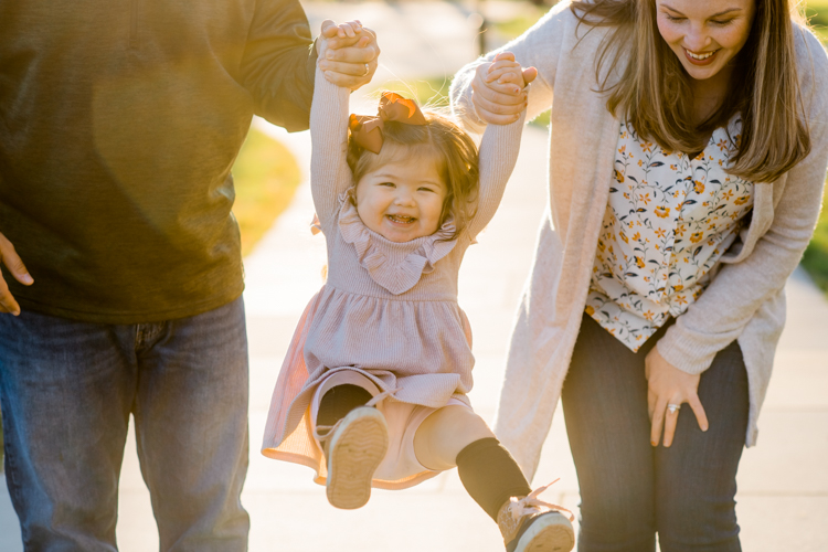 Weather was so amazing on the day I met Kristen and Anthony for their family session with three of their adorable daughters. Clare and Cass are the older two girls and from the moment I met them they showed me their fun personalities, l laughed, smiled and ran around Princeton University campus. I had such a fun time with the adorable D’Elia family. Kristen and Anthony D’Elia Fall Family Session in Princeton University campus photographed by Karis from Hey Karis. Photograph is like freezing time, motion in print, movie turned into a book.