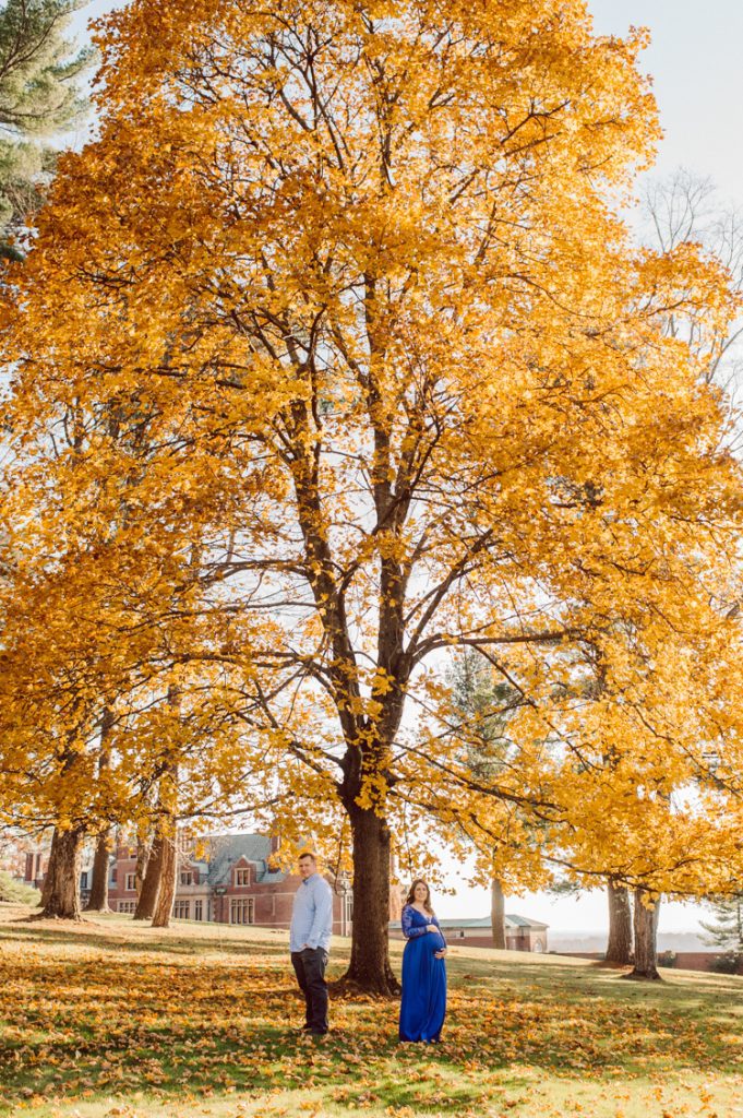 Lisa and Jamie chose to goto Ninety Acres at Natirar NJ because that’s where Jamie proposed to Lisa and had dinner. Since then Lisa and Jamie go back to Ninety Acres to celebrate their anniversary.  And we came here for Lisa and Jamie’s maternity session, a special place in their hearts and once the baby arrives as a family of three they will come celebrate their anniversary with their baby boy. Maybe because it was a special place for Lisa and Jamie, the weather was so beautiful, sunset was so glorious. Lisa and Jamie’s maternity session at Ninety Acres at Natirara NJ  photographed by Karis from Hey Karis. Photograph is like freezing time, motion in print, movie turned into a book. Now booking 2021 and 2022 weddings.