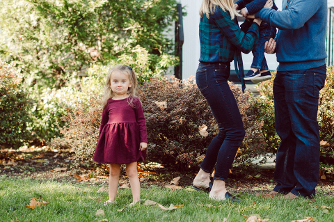 Meghan and Chris recently bought a house in Summit NJ moving from Hoboken. Their new suburban life began by getting their family photos done in front of their new home. But as you know family session with young family doesn’t always go the way you plan. Not long after we arrived at photo location both kids decided that they were done. Fall family session with Meghan & Chris Watchung NJ photographed by Karis from Hey Karis. Photograph is like freezing time, motion in print, movie turned into a book. Now booking 2021 and 2022 weddings.