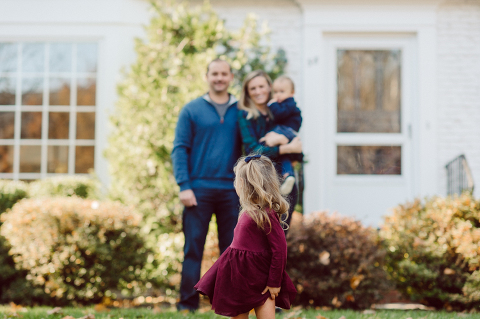 Meghan and Chris recently bought a house in Summit NJ moving from Hoboken. Their new suburban life began by getting their family photos done in front of their new home. But as you know family session with young family doesn’t always go the way you plan. Not long after we arrived at photo location both kids decided that they were done. Fall family session with Meghan & Chris Watchung NJ photographed by Karis from Hey Karis. Photograph is like freezing time, motion in print, movie turned into a book. Now booking 2021 and 2022 weddings.