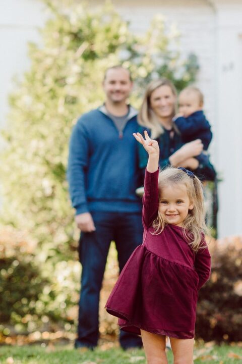 Meghan and Chris recently bought a house in Summit NJ moving from Hoboken. Their new suburban life began by getting their family photos done in front of their new home. But as you know family session with young family doesn’t always go the way you plan. Not long after we arrived at photo location both kids decided that they were done. Fall family session with Meghan & Chris Watchung NJ photographed by Karis from Hey Karis. Photograph is like freezing time, motion in print, movie turned into a book. Now booking 2021 and 2022 weddings.