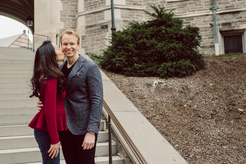 Windy morning spent at Princeton University Campus with Melissa, Joe, Everly and Cecilia. Everyone was bit cold and new to this family session but soon after how much fun and silly we can be during the photo session Everly warmed up, took her jacker off and ran. She ran, fell, hopped and would not stop posing for me. Till the moment we were ready to go home Everly posed, asked me to take more photos of her. Such a fun time with Bowen family during their family session at Princeton NJ photographed by Karis from Hey Karis. Photograph is like freezing time, motion in print, movie turned into a book. Now booking 2021 and 2022 weddings.