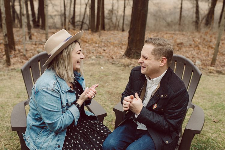 I photographed Andrea and Matt's wedding at The Rock Island Lake Club back in 2017, week ago I went to visit them at their house in Sparta NJ to photograph their little family of three. Andrea and Matt and their adorable french bull dog Lucy. I documented their day by walking Lucy, hanging out in the back with fire pit, hung out in the basement with all their pinball machines. Documenting day in the life of Andrea and Matt was such a delight. Andrea and Matt's day in the life captured by NY NJ Documentary Wedding Photographer Karis from Hey Karis, photographing your wedding, capturing your love and documenting your life.