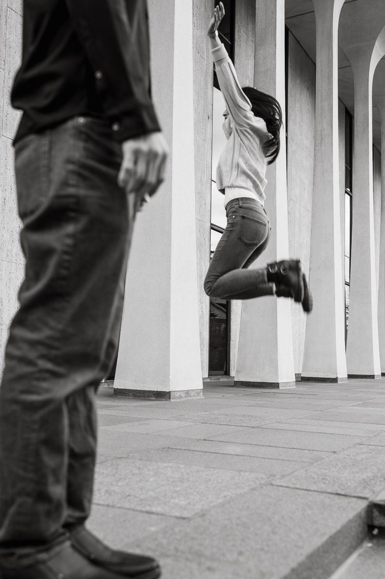 Since COVID-19 and the whole social distancing got all the colleges and universities to go virtual. Princeton University campus was empty the whole summer and fall, more people crowed to enjoy the historic campus with it's stunning architecture. Archways, columns and now award winning modern buildings make up this prestigious Princeton University Campus. When classes are in session, photograph is not permitted so now with the campus being empty all the photographers took the opportunity. I also had several photoshoots previous to Christina and GP's engagement session. Christina and GP being my last engagement session of 2020, I wanted it to be special, bit different. I wanted to see something new in this place that I've already been. After I met up with Christina and GP I took a new route around the campus, on the outer skirts to see if I find anything interesting, to get inspired. I laughed so much during the engagement session with Christina and GP, I think I cried a little. Fun Engagement Session with Christina and GP in Princeton University captured by NY NJ Documentary Wedding Photographer Karis from Hey Karis, photographing your wedding moments cinematically.