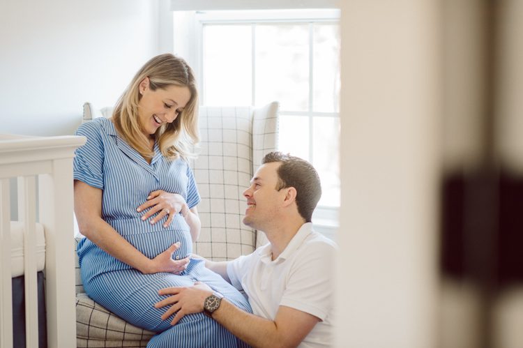 Nicole and Dan are expecting their baby boy and wanted to do a maternity session. More than a photo session, we actually hung out, got a tour of the house, saw the baby's nursery! Then we went out to Colonial Park in Somerset, NJ for some fresh air, vitamin D and some outdoor photos. Nicole and Dan looked so happy and in love, plus Nicole's two sisters joined for some cute sister photos! Nicole and Dan's maternity session at Colonial Park Somerset NJ captured by Karis from NY and NJ wedding photographer Hey Karis.