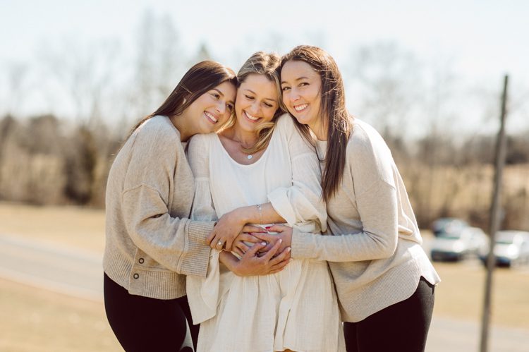 Nicole and Dan are expecting their baby boy and wanted to do a maternity session. More than a photo session, we actually hung out, got a tour of the house, saw the baby's nursery! Then we went out to Colonial Park in Somerset, NJ for some fresh air, vitamin D and some outdoor photos. Nicole and Dan looked so happy and in love, plus Nicole's two sisters joined for some cute sister photos! Nicole and Dan's maternity session at Colonial Park Somerset NJ captured by Karis from NY and NJ wedding photographer Hey Karis.
