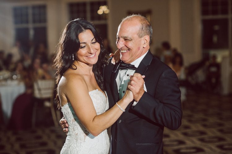 Brianna and Joe perfectly balances each other with their opposite personalities. Brianna quiet and calm and Joe loud and funny, they are the yin and yang to each other and together they create amazing chemistry. Joe's eyes literally sparkles when he is looking at her. Brianna and Joe's summer wedding at Trump National Golf Club Colts Neck NJ this past August was nothing but fun, filled with love and happy tears. Love is all we need in a wedding day! Brianna and Joe got married at ST. Mary’s Church in Colts Neck NJ then partied at Trump National Golf Club Colts Neck NJ. As soon as everyone was inside for the reception, the heavy grey clouds released a down pour washing the humidity away. Leaving cool evening for the newlyweds and their wedding guests to enjoy.  Brianna and Joe's wedding at Trump National Golf Club Colts Neck NJ photographed by Karis, NY NJ wedding and elopement photographer Hey Karis.