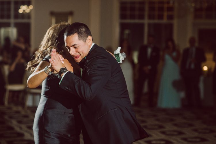 Brianna and Joe perfectly balances each other with their opposite personalities. Brianna quiet and calm and Joe loud and funny, they are the yin and yang to each other and together they create amazing chemistry. Joe's eyes literally sparkles when he is looking at her. Brianna and Joe's summer wedding at Trump National Golf Club Colts Neck NJ this past August was nothing but fun, filled with love and happy tears. Love is all we need in a wedding day! Brianna and Joe got married at ST. Mary’s Church in Colts Neck NJ then partied at Trump National Golf Club Colts Neck NJ. As soon as everyone was inside for the reception, the heavy grey clouds released a down pour washing the humidity away. Leaving cool evening for the newlyweds and their wedding guests to enjoy.  Brianna and Joe's wedding at Trump National Golf Club Colts Neck NJ photographed by Karis, NY NJ wedding and elopement photographer Hey Karis.