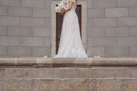 Monica and Will had a very simple intimate elopement planned at Central Park, NY then little reception with friends and parents are Instagram famous "Prince Tea House". Monica and Will's first look took place by Bethesda Fountain along with their beloved pup Appa (white fluffy Bichon Frise) We walked around Bethesda Fountain/Arcade getting some wedding portraits for Monica, Will and Appa then we walked towards Cop-Cot Central Park for Monica and Will's super intimate wedding ceremony officiated by his brother and joined by their parents, siblings and one friend. This super mini wedding ceremony was straight to the point and quick! At Prince Tea House about 20-30 friends of Monica and Will joined to celebrate the newly weds over some tea, biscuits and sandwiches. Monica and Will's Cop-Cot Central Park elopement, Prince Tea House wedding reception photographed by NYC elopement, Hudson Valley, Catskills, NY and NJ Farm, Adventure Wedding and Elopement Photographer Karis | Hey Karis 