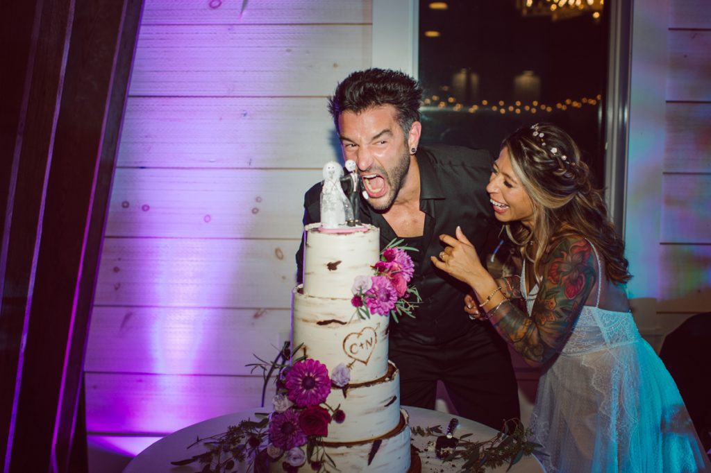 The Farm at Glenwood Mountain located in Sussex, NJ right by Mountain Creek Resort, this unique farm wedding venue was on my bucket list and I had the chance to photograph a wedding here with the best couple! Cristina and Nick, rock'n roll loving die hard fan of Marvel Studio duo celebrated their love and becoming one union at The Farm at Glenwood Mountain with fluffy cows in their backdrop. Cristina and Nick's love for each other is so real and true brought tears and smile on my eye and face the entire day. Cristina and Nick's The Farm and Glenwood Mountain wedding photographed by Hudson Valley, Catskills, NYC and NJ, Fun Wedding and Intimate Elopement Photographer | Hey Karis.