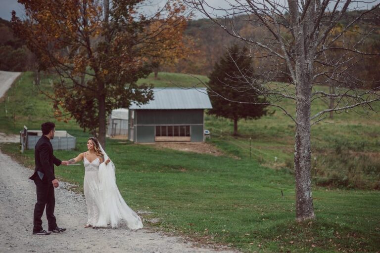 The Farm at Glenwood Mountain located in Sussex, NJ right by Mountain Creek Resort, this unique farm wedding venue was on my bucket list and I had the chance to photograph a wedding here with the best couple! Cristina and Nick, rock'n roll loving die hard fan of Marvel Studio duo celebrated their love and becoming one union at The Farm at Glenwood Mountain with fluffy cows in their backdrop. Cristina and Nick's love for each other is so real and true brought tears and smile on my eye and face the entire day. Cristina and Nick's The Farm and Glenwood Mountain wedding photographed by Hudson Valley, Catskills, NYC and NJ, Fun Wedding and Intimate Elopement Photographer | Hey Karis.