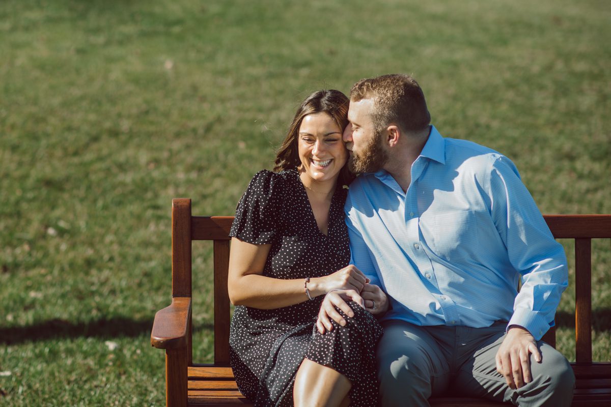 Spring engagement session with Faith and Joseph at Canoe Brook Country Club, NJ. Faith & Joseph's bridal shower was being hosted at Canoe Brook Country Club so we met earlier at Canoe Brook Country Club to meet, hang out and get some camera time with me before their wedding at Park Chateau end of May. We even wrapped up the session with beautiful pink cherry trees that was lined at the entrance to Canoe Brook Country Club. Faith and Joseph's Canoe Brook Country Club, NJ engagement by Karis. Hey Karis is Hudson Valley, Garrison NY and NJ, Fun Weddings and Intimate Elopements Photographer.