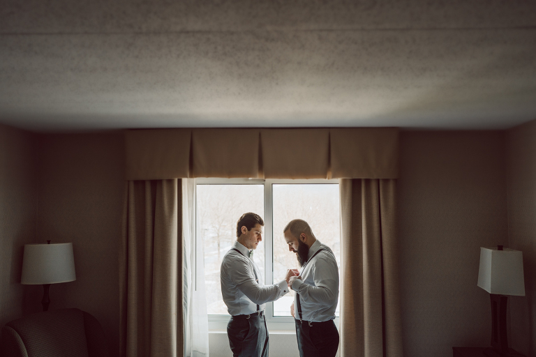 My first wedding of 2022 at Bear Brook Valley NJ celebrating Allie and Nick. It was very cold and windy March day at Bear Brook Valley but Allie and Nick were in their best spirits on their wedding day. Wind made it bit challenging during Allie and Nick's wedding portrait session but instead of fighting against the wind, we worked with the wind's direction becoming one with nature. Allie and Nick smiled, laughed and ran. Quick outdoor ceremony was held out in the front of Bear Brook Valley then for the rest of the evening Allie and Nick with their guests partied, danced in Bear Brook Valley's modern/rustic reception room. Allie and Nick's Bear Brook Valley wedding captured by Karis. Hey Karis is NY, NJ, Brooklyn, Hudson Valley and Catskills Wedding and Elopement Photographer.