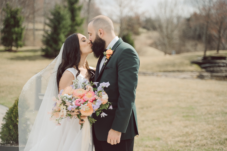 My first wedding of 2022 at Bear Brook Valley NJ celebrating Allie and Nick. It was very cold and windy March day at Bear Brook Valley but Allie and Nick were in their best spirits on their wedding day. Wind made it bit challenging during Allie and Nick's wedding portrait session but instead of fighting against the wind, we worked with the wind's direction becoming one with nature. Allie and Nick smiled, laughed and ran. Quick outdoor ceremony was held out in the front of Bear Brook Valley then for the rest of the evening Allie and Nick with their guests partied, danced in Bear Brook Valley's modern/rustic reception room. Allie and Nick's Bear Brook Valley wedding captured by Karis. Hey Karis is NY, NJ, Brooklyn, Hudson Valley and Catskills Wedding and Elopement Photographer.