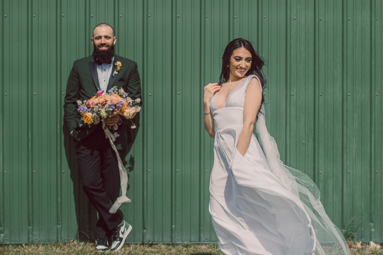 My first wedding of 2022 at Bear Brook Valley NJ celebrating Allie and Nick. It was very cold and windy March day at Bear Brook Valley but Allie and Nick were in their best spirits on their wedding day. Wind made it bit challenging during Allie and Nick's wedding portrait session but instead of fighting against the wind, we worked with the wind's direction becoming one with nature. Allie and Nick smiled, laughed and ran. Quick outdoor ceremony was held out in the front of Bear Brook Valley then for the rest of the evening Allie and Nick with their guests partied, danced in Bear Brook Valley's modern/rustic reception room. Allie and Nick's Bear Brook Valley wedding captured by Karis. Hey Karis is NY, NJ, Brooklyn, Hudson Valley and Catskills Wedding and Elopement Photographer.