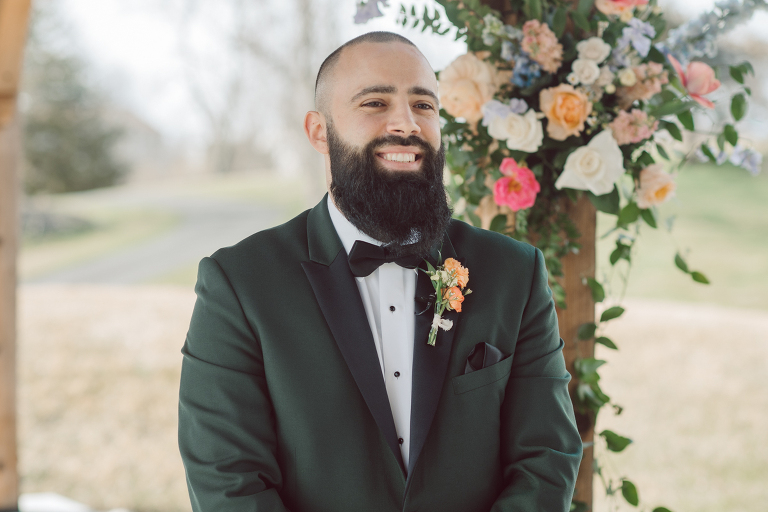 My first wedding of 2022 at Bear Brook Valley NJ celebrating Allie and Nick. It was very cold and windy March day at Bear Brook Valley but Allie and Nick were in their best spirits on their wedding day. Wind made it bit challenging during Allie and Nick's wedding portrait session but instead of fighting against the wind, we worked with the wind's direction becoming one with nature. Allie and Nick smiled, laughed and ran. Quick outdoor ceremony was held out in the front of Bear Brook Valley then for the rest of the evening Allie and Nick with their guests partied, danced in Bear Brook Valley's modern/rustic reception room. Allie and Nick's Bear Brook Valley wedding captured by Karis. Hey Karis is NY, NJ, Brooklyn, Hudson Valley and Catskills Wedding and Elopement Photographer.