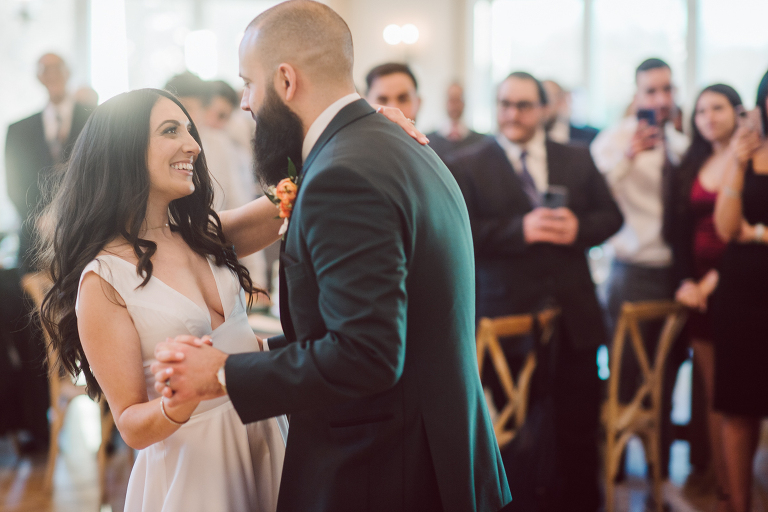 My first wedding of 2022 at Bear Brook Valley NJ celebrating Allie and Nick. It was very cold and windy March day at Bear Brook Valley but Allie and Nick were in their best spirits on their wedding day. Wind made it bit challenging during Allie and Nick's wedding portrait session but instead of fighting against the wind, we worked with the wind's direction becoming one with nature. Allie and Nick smiled, laughed and ran. Quick outdoor ceremony was held out in the front of Bear Brook Valley then for the rest of the evening Allie and Nick with their guests partied, danced in Bear Brook Valley's modern/rustic reception room. Allie and Nick's Bear Brook Valley wedding captured by Karis. Hey Karis is NY, NJ, Brooklyn, Hudson Valley and Catskills Wedding and Elopement Photographer.