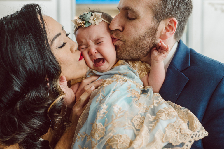 Tiffany and Eric just like all of the other covid couples had to postpone their NY wedding from 2020, then 2021 came and Tiffany and Eric were gifted a daughter! So they postponed their wedding another year to 2022. Tiffany and Eric along with their daughter celebrated their wedding and it was the most sweetest and adorable wedding day ever! The Foundry Wythe Hotel Blue Hill at Stone Barns City Winery Hudson Valley New York Wedding captured by Karis. Hey Karis is NY, NJ, Brooklyn, Hudson Valley and Catskills Wedding and Elopement Photographer.