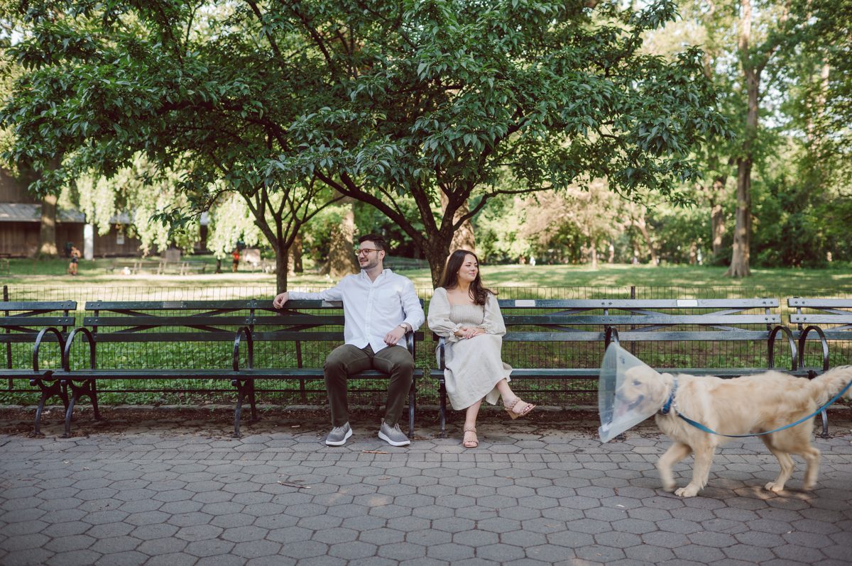 Early morning view of Bethesda Fountain doesn't get old, it's always romanic as ever! And sharing your Central Park morning with beautiful newly engaged couple is even better. Jackie and Nick shared their Saturday morning with me and I was able to capture some gorgeous images for them. Central Park NY engagement with Jackie and Nick captured by Karis. Hey Karis is NY, NJ, Brooklyn, Hudson Valley and Catskills Wedding and Elopement Photographer.