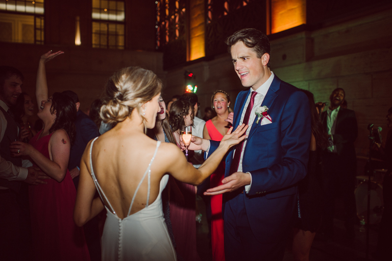  Lisa and Jon each got ready downtown Philly. Lisa at Philadelphia Marriott Old City and Jon at an airbnb on Ludlow Street Philly. Lisa and Jon got photo permit to all the gardens and landmarks near Union Trust. First look at 18th Century Garden then wedding photos at Rose Garden, Merchants Exchange Building, Front steps of First Bank and final photos in front of City Hall. Then we headed back to Union Trust to get Lisa and Jon married then to party like rock stars! Lisa and Jon's Union Trust Philadelphia wedding captured by Hey Karis is NY, NJ, Brooklyn, Hudson Valley and Catskills Wedding and Elopement Photographer.