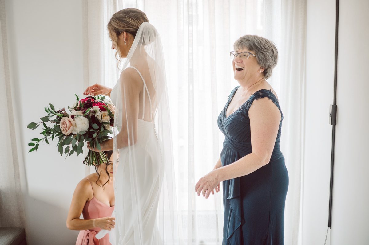  Lisa and Jon each got ready downtown Philly. Lisa at Philadelphia Marriott Old City and Jon at an airbnb on Ludlow Street Philly. Lisa and Jon got photo permit to all the gardens and landmarks near Union Trust. First look at 18th Century Garden then wedding photos at Rose Garden, Merchants Exchange Building, Front steps of First Bank and final photos in front of City Hall. Then we headed back to Union Trust to get Lisa and Jon married then to party like rock stars! Lisa and Jon's Union Trust Philadelphia wedding captured by Hey Karis is NY, NJ, Brooklyn, Hudson Valley and Catskills Wedding and Elopement Photographer.