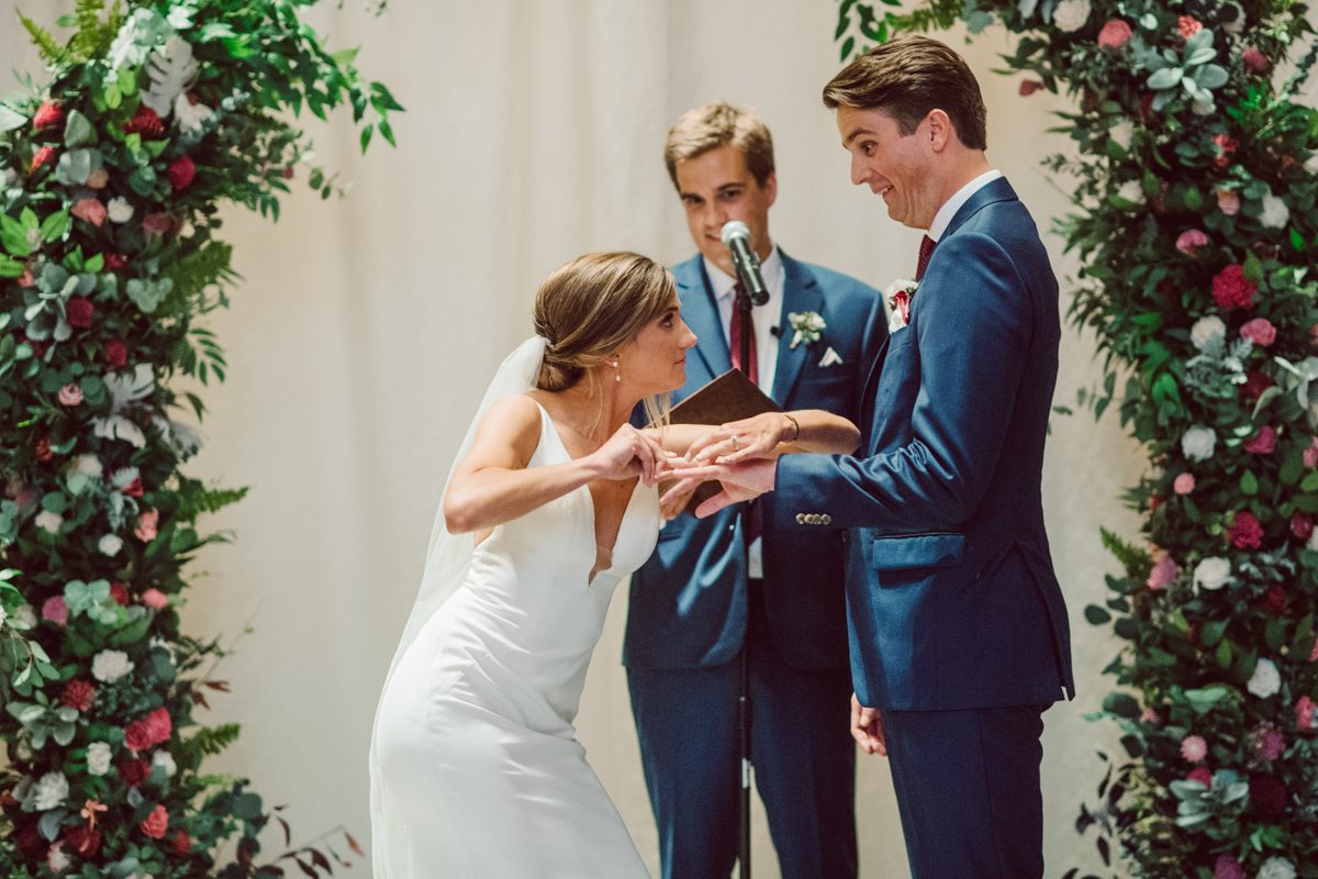Lisa and Jon each got ready downtown Philly. Lisa at Philadelphia Marriott Old City and Jon at an airbnb on Ludlow Street Philly. Lisa and Jon got photo permit to all the gardens and landmarks near Union Trust. First look at 18th Century Garden then wedding photos at Rose Garden, Merchants Exchange Building, Front steps of First Bank and final photos in front of City Hall. Then we headed back to Union Trust to get Lisa and Jon married then to party like rock stars! Lisa and Jon's Union Trust Philadelphia wedding captured by Hey Karis is NY, NJ, Brooklyn, Hudson Valley and Catskills Wedding and Elopement Photographer.