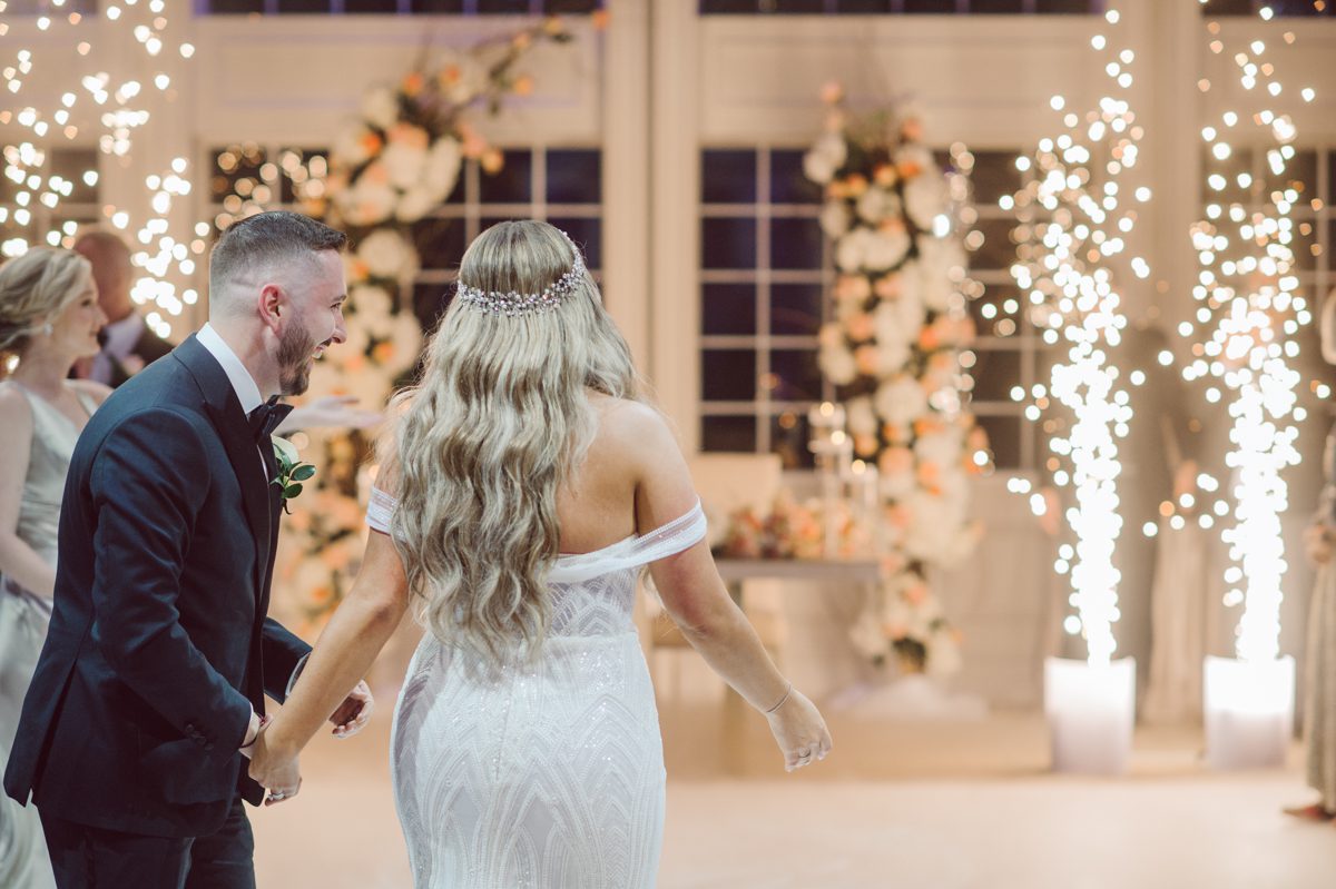 At Florentine Gardens in River Vale NJ celebrating Sam and Mike's wedding. Here at Florentine Gardens you'll get your amazing ballroom, gorgeous landscaped garden and during Sam and Mike's wedding day the roses were in full bloom it was truly beautiful. With roses in full bloom at the rose garden in Florentine Gardens, Sam and Mike's outdoor wedding ceremony was gorgeous bit hot but so gorgeous. And we were fully able to enjoy the roses during Sam and Mike's wedding portrait session. Sam and Mike's Florentine Gardens, NJ wedding captured by Karis from Hey Karis NY, NJ, Brooklyn, Hudson Valley and Catskills Wedding and Elopement Photographer.