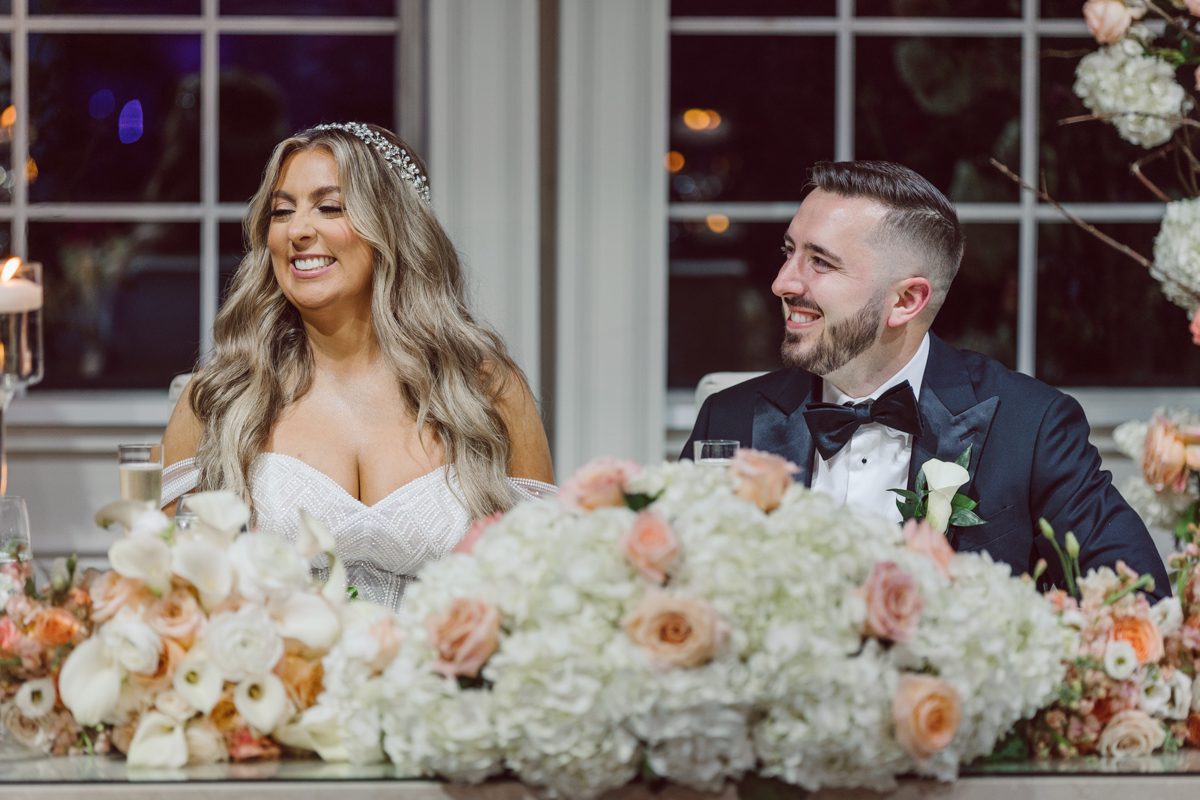 At Florentine Gardens in River Vale NJ celebrating Sam and Mike's wedding. Here at Florentine Gardens you'll get your amazing ballroom, gorgeous landscaped garden and during Sam and Mike's wedding day the roses were in full bloom it was truly beautiful. With roses in full bloom at the rose garden in Florentine Gardens, Sam and Mike's outdoor wedding ceremony was gorgeous bit hot but so gorgeous. And we were fully able to enjoy the roses during Sam and Mike's wedding portrait session. Sam and Mike's Florentine Gardens, NJ wedding captured by Karis from Hey Karis NY, NJ, Brooklyn, Hudson Valley and Catskills Wedding and Elopement Photographer.