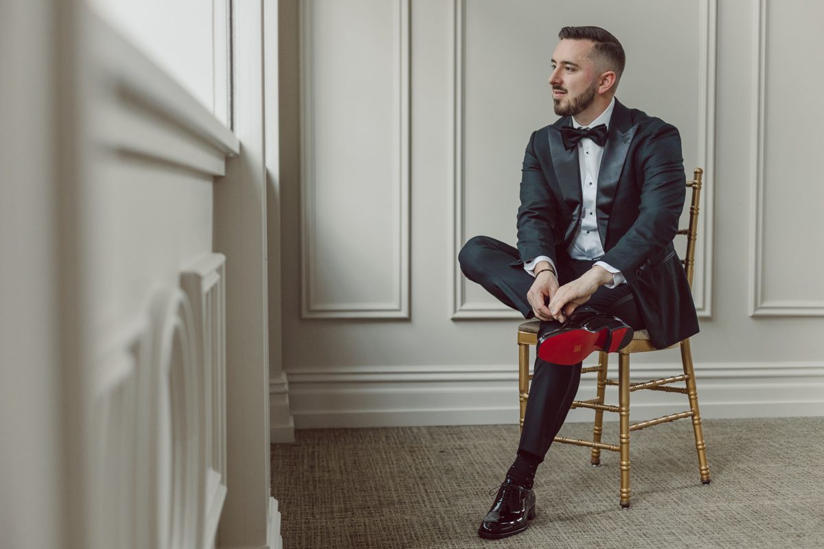 At Florentine Gardens in River Vale NJ celebrating Sam and Mike's wedding. Here at Florentine Gardens you'll get your amazing ballroom, gorgeous landscaped garden and during Sam and Mike's wedding day the roses were in full bloom it was truly beautiful. With roses in full bloom at the rose garden in Florentine Gardens, Sam and Mike's outdoor wedding ceremony was gorgeous bit hot but so gorgeous. And we were fully able to enjoy the roses during Sam and Mike's wedding portrait session. Sam and Mike's Florentine Gardens, NJ wedding captured by Karis from Hey Karis NY, NJ, Brooklyn, Hudson Valley and Catskills Wedding and Elopement Photographer.