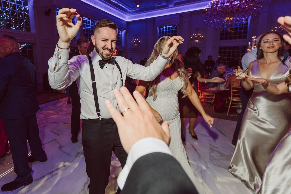 At Florentine Gardens in River Vale NJ celebrating Sam and Mike's wedding. Here at Florentine Gardens you'll get your amazing ballroom, gorgeous landscaped garden and during Sam and Mike's wedding day the roses were in full bloom it was truly beautiful. With roses in full bloom at the rose garden in Florentine Gardens, Sam and Mike's outdoor wedding ceremony was gorgeous bit hot but so gorgeous. And we were fully able to enjoy the roses during Sam and Mike's wedding portrait session. Sam and Mike's Florentine Gardens, NJ wedding captured by Karis from Hey Karis NY, NJ, Brooklyn, Hudson Valley and Catskills Wedding and Elopement Photographer.