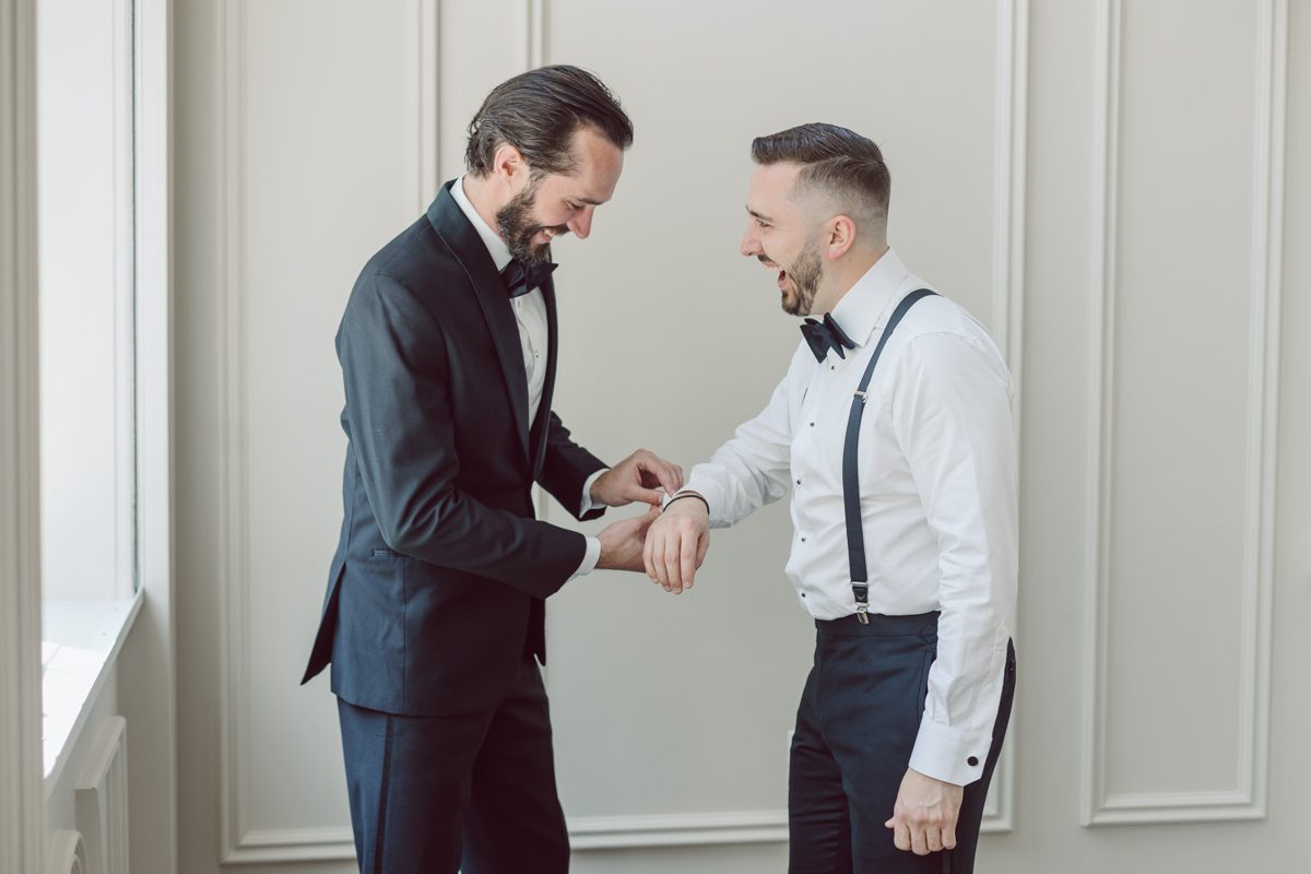 At Florentine Gardens in River Vale NJ celebrating Sam and Mike's wedding. Here at Florentine Gardens you'll get your amazing ballroom, gorgeous landscaped garden and during Sam and Mike's wedding day the roses were in full bloom it was truly beautiful. With roses in full bloom at the rose garden in Florentine Gardens, Sam and Mike's outdoor wedding ceremony was gorgeous bit hot but so gorgeous. And we were fully able to enjoy the roses during Sam and Mike's wedding portrait session. Sam and Mike's Florentine Gardens, NJ wedding captured by Karis from Hey Karis NY, NJ, Brooklyn, Hudson Valley and Catskills Wedding and Elopement Photographer.