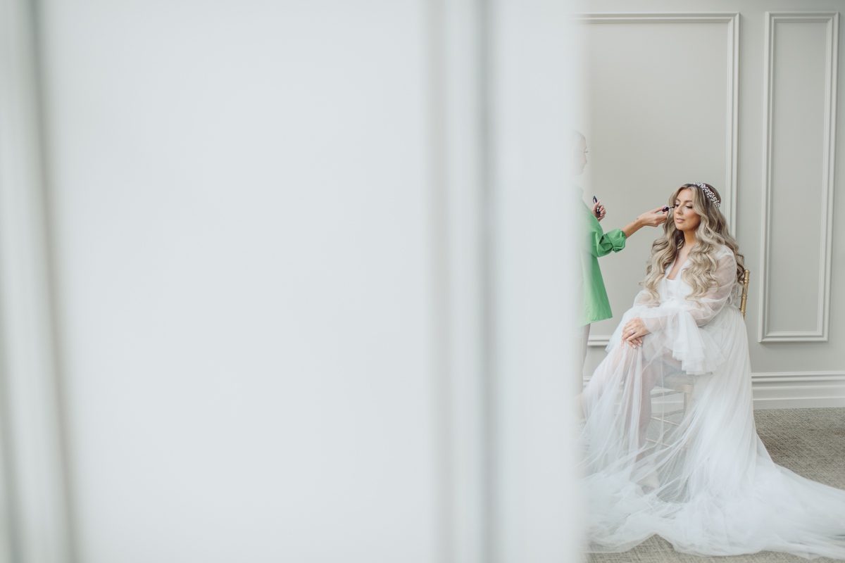 At Florentine Gardens in River Vale NJ celebrating Sam and Mike's wedding. Here at Florentine Gardens you'll get your amazing ballroom, gorgeous landscaped garden and during Sam and Mike's wedding day the roses were in full bloom it was truly beautiful. With roses in full bloom at the rose garden in Florentine Gardens, Sam and Mike's outdoor wedding ceremony was gorgeous bit hot but so gorgeous. And we were fully able to enjoy the roses during Sam and Mike's wedding portrait session. Sam and Mike's Florentine Gardens, NJ wedding captured by Karis from Hey Karis NY, NJ, Brooklyn, Hudson Valley and Catskills Wedding and Elopement Photographer.