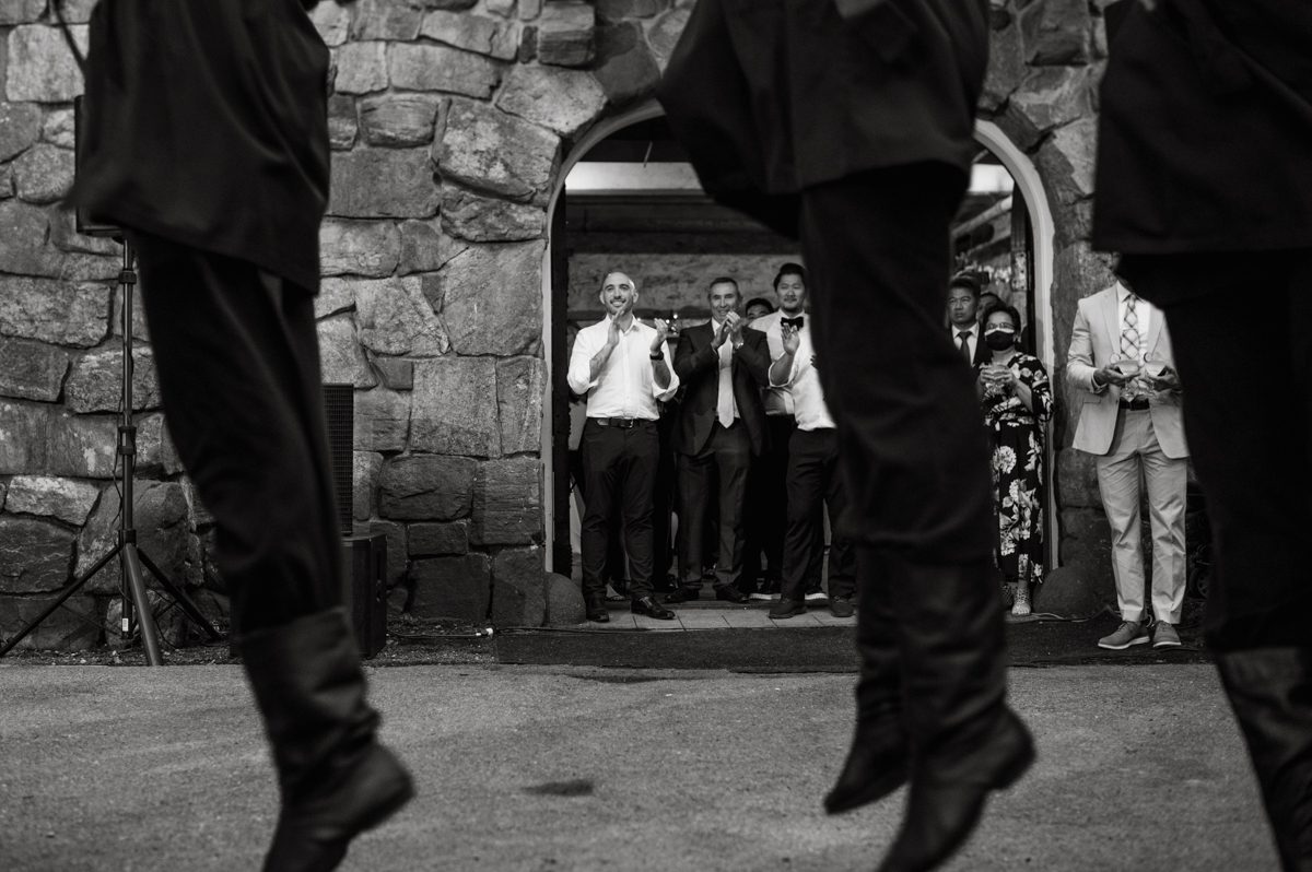 Arrow Park, a wedding venue located in Monroe NY along the Hudson Valley is truly a magical place to celebrate your wedding in a relaxing environment. Your family and friends will appreciate this unplug, retreat type of environment surrounded by nature, historic mansion with courtyard for an outdoor wedding under cafe lights, Arrow Lake, and beautiful garden. I love this place, I can come here every weekend! And Jackie and Aron were the perfect couple for this magical venue to get married and dance away the beautiful summer evening under the cafe light in their courtyard. It was like a scene from a movie, or a wedding from chateau in Italy. Jackie and Aron's Arrow Park, NY Hudson Valley NY wedding captured by Karis from Hey Karis NY, NJ, Brooklyn, Hudson Valley and Catskills Wedding and Elopement Photographer.