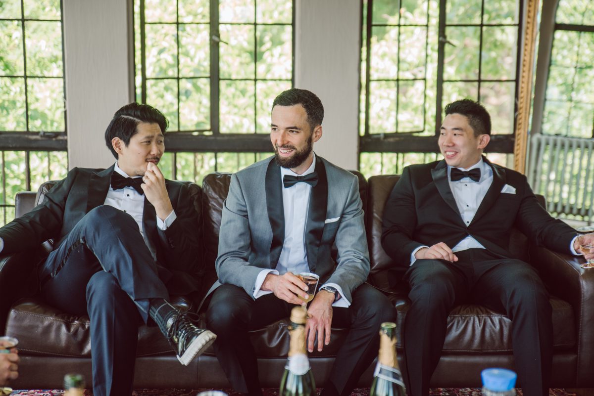 Arrow Park, a wedding venue located in Monroe NY along the Hudson Valley is truly a magical place to celebrate your wedding in a relaxing environment. Your family and friends will appreciate this unplug, retreat type of environment surrounded by nature, historic mansion with courtyard for an outdoor wedding under cafe lights, Arrow Lake, and beautiful garden. I love this place, I can come here every weekend! And Jackie and Aron were the perfect couple for this magical venue to get married and dance away the beautiful summer evening under the cafe light in their courtyard. It was like a scene from a movie, or a wedding from chateau in Italy. Jackie and Aron's Arrow Park, NY Hudson Valley NY wedding captured by Karis from Hey Karis NY, NJ, Brooklyn, Hudson Valley and Catskills Wedding and Elopement Photographer.