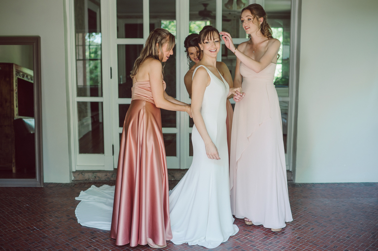 Arrow Park, a wedding venue located in Monroe NY along the Hudson Valley is truly a magical place to celebrate your wedding in a relaxing environment. Your family and friends will appreciate this unplug, retreat type of environment surrounded by nature, historic mansion with courtyard for an outdoor wedding under cafe lights, Arrow Lake, and beautiful garden. I love this place, I can come here every weekend! And Jackie and Aron were the perfect couple for this magical venue to get married and dance away the beautiful summer evening under the cafe light in their courtyard. It was like a scene from a movie, or a wedding from chateau in Italy. Jackie and Aron's Arrow Park, NY Hudson Valley NY wedding captured by Karis from Hey Karis NY, NJ, Brooklyn, Hudson Valley and Catskills Wedding and Elopement Photographer.