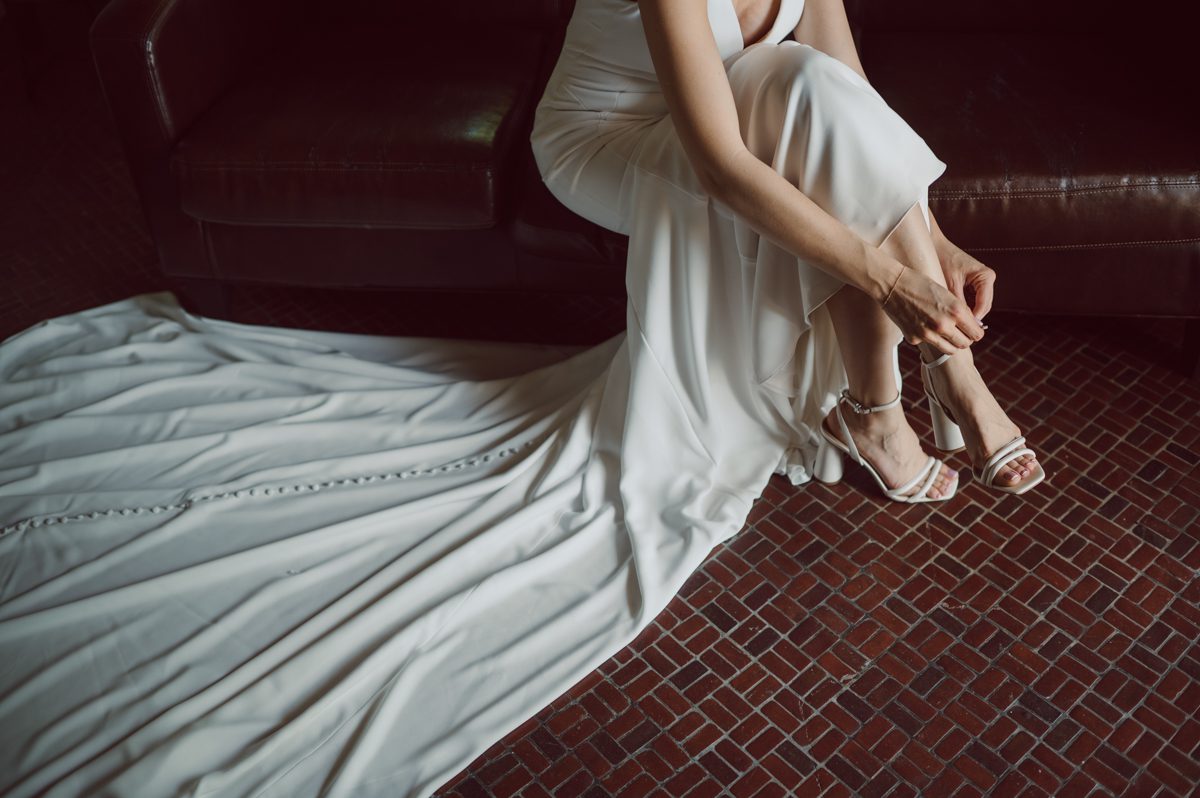 Arrow Park, a wedding venue located in Monroe NY along the Hudson Valley is truly a magical place to celebrate your wedding in a relaxing environment. Your family and friends will appreciate this unplug, retreat type of environment surrounded by nature, historic mansion with courtyard for an outdoor wedding under cafe lights, Arrow Lake, and beautiful garden. I love this place, I can come here every weekend! And Jackie and Aron were the perfect couple for this magical venue to get married and dance away the beautiful summer evening under the cafe light in their courtyard. It was like a scene from a movie, or a wedding from chateau in Italy. Jackie and Aron's Arrow Park, NY Hudson Valley NY wedding captured by Karis from Hey Karis NY, NJ, Brooklyn, Hudson Valley and Catskills Wedding and Elopement Photographer.