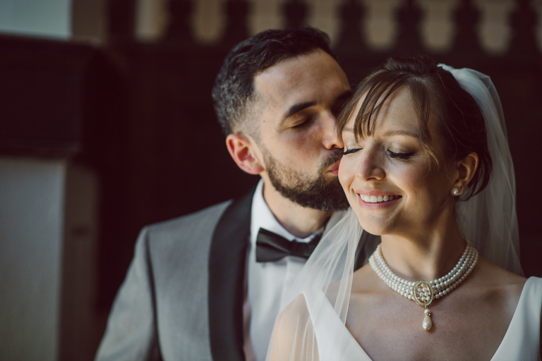 Arrow Park, a wedding venue located in Monroe NY along the Hudson Valley is truly a magical place to celebrate your wedding in a relaxing environment. Your family and friends will appreciate this unplug, retreat type of environment surrounded by nature, historic mansion with courtyard for an outdoor wedding under cafe lights, Arrow Lake, and beautiful garden. I love this place, I can come here every weekend! And Jackie and Aron were the perfect couple for this magical venue to get married and dance away the beautiful summer evening under the cafe light in their courtyard. It was like a scene from a movie, or a wedding from chateau in Italy. Jackie and Aron's Arrow Park, NY Hudson Valley NY wedding captured by Karis from Hey Karis NY, NJ, Brooklyn, Hudson Valley and Catskills Wedding and Elopement Photographer.