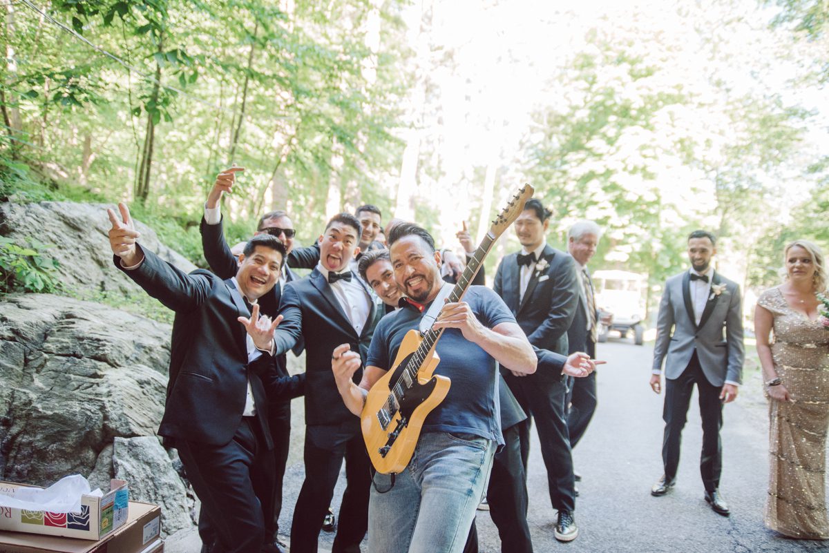 Arrow Park, a wedding venue located in Monroe NY along the Hudson Valley is truly a magical place to celebrate your wedding in a relaxing environment. Your family and friends will appreciate this unplug, retreat type of environment surrounded by nature, historic mansion with courtyard for an outdoor wedding under cafe lights, Arrow Lake, and beautiful garden. I love this place, I can come here every weekend! And Jackie and Aron were the perfect couple for this magical venue to get married and dance away the beautiful summer evening under the cafe light in their courtyard. It was like a scene from a movie, or a wedding from chateau in Italy. Jackie and Aron's Arrow Park, NY Hudson Valley NY wedding captured by Karis from Hey Karis NY, NJ, Brooklyn, Hudson Valley and Catskills Wedding and Elopement Photographer.