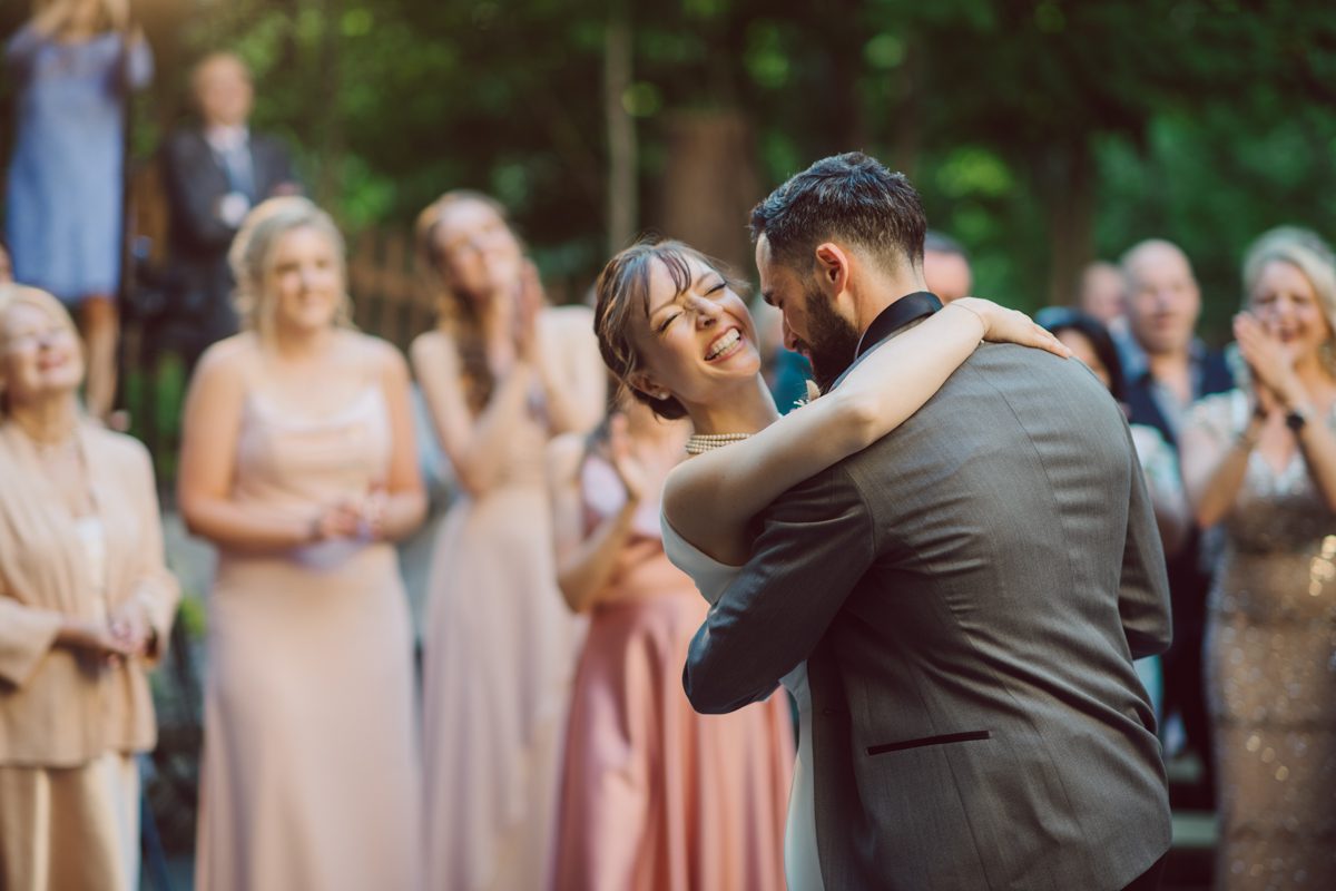 Arrow Park, a wedding venue located in Monroe NY along the Hudson Valley is truly a magical place to celebrate your wedding in a relaxing environment. Your family and friends will appreciate this unplug, retreat type of environment surrounded by nature, historic mansion with courtyard for an outdoor wedding under cafe lights, Arrow Lake, and beautiful garden. I love this place, I can come here every weekend! And Jackie and Aron were the perfect couple for this magical venue to get married and dance away the beautiful summer evening under the cafe light in their courtyard. It was like a scene from a movie, or a wedding from chateau in Italy. Jackie and Aron's Arrow Park, NY Hudson Valley NY wedding captured by Karis from Hey Karis NY, NJ, Brooklyn, Hudson Valley and Catskills Wedding and Elopement Photographer.