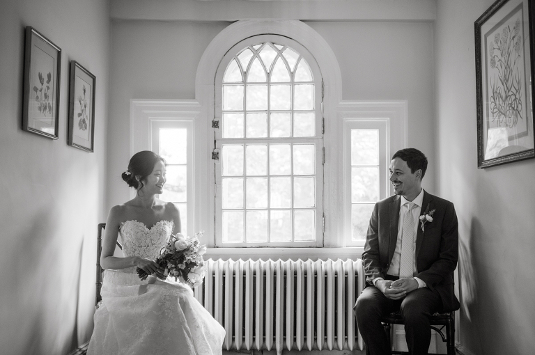 It was misting a bit while I was driving on the morning of Sunny and David's wedding at The Inn at Fernbrook Farms. The greens looked so vibrant and lovely when it's raining, at at The Inn at Fernbrook Farms all the trees, grass and all the greens were so rich. Excited to celebrate Sunny and David and create with them at this cute farm, the inn where Sunny and David will be getting ready and celebrate with their family and friends. Sunny and David did not have a long big wedding because it was not them. They also didn't have any wedding or bridal party. This low key, casual but intimate and real was what Sunny and David wanted in their wedding day and that is exactly what they got. The Inn at Fernbrook Farms Sunny and David's intimate wedding captured by Karis from Hey Karis NY, NJ, Brooklyn, Hudson Valley and Catskills Wedding and Elopement Photographer.