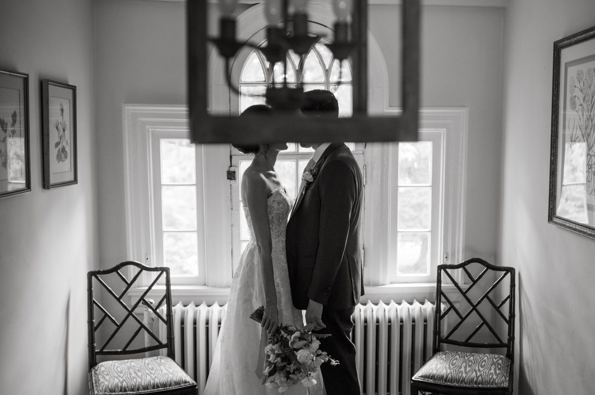 It was misting a bit while I was driving on the morning of Sunny and David's wedding at The Inn at Fernbrook Farms. The greens looked so vibrant and lovely when it's raining, at at The Inn at Fernbrook Farms all the trees, grass and all the greens were so rich. Excited to celebrate Sunny and David and create with them at this cute farm, the inn where Sunny and David will be getting ready and celebrate with their family and friends. Sunny and David did not have a long big wedding because it was not them. They also didn't have any wedding or bridal party. This low key, casual but intimate and real was what Sunny and David wanted in their wedding day and that is exactly what they got. The Inn at Fernbrook Farms Sunny and David's intimate wedding captured by Karis from Hey Karis NY, NJ, Brooklyn, Hudson Valley and Catskills Wedding and Elopement Photographer.