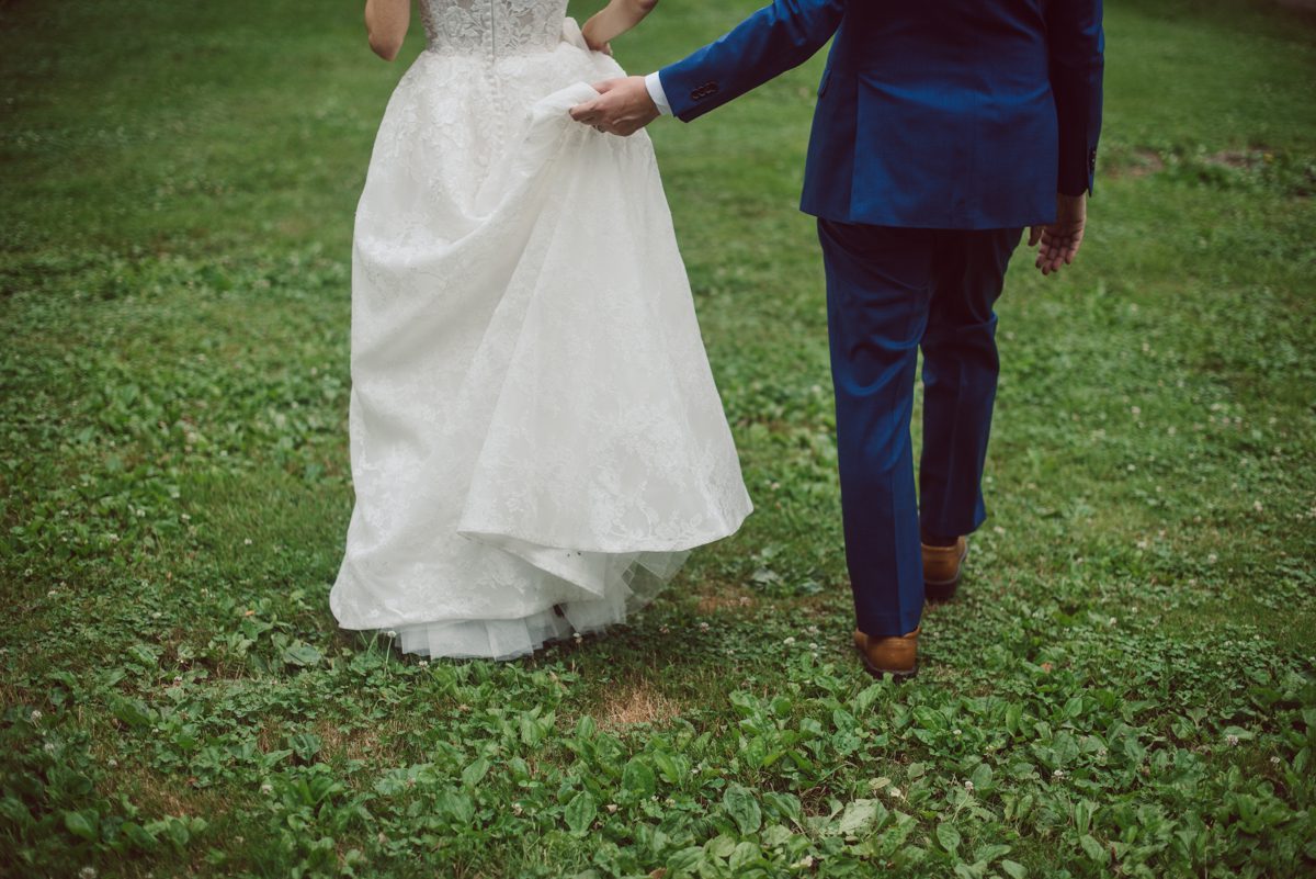 It was misting a bit while I was driving on the morning of Sunny and David's wedding at The Inn at Fernbrook Farms. The greens looked so vibrant and lovely when it's raining, at at The Inn at Fernbrook Farms all the trees, grass and all the greens were so rich. Excited to celebrate Sunny and David and create with them at this cute farm, the inn where Sunny and David will be getting ready and celebrate with their family and friends. Sunny and David did not have a long big wedding because it was not them. They also didn't have any wedding or bridal party. This low key, casual but intimate and real was what Sunny and David wanted in their wedding day and that is exactly what they got. The Inn at Fernbrook Farms Sunny and David's intimate wedding captured by Karis from Hey Karis NY, NJ, Brooklyn, Hudson Valley and Catskills Wedding and Elopement Photographer.