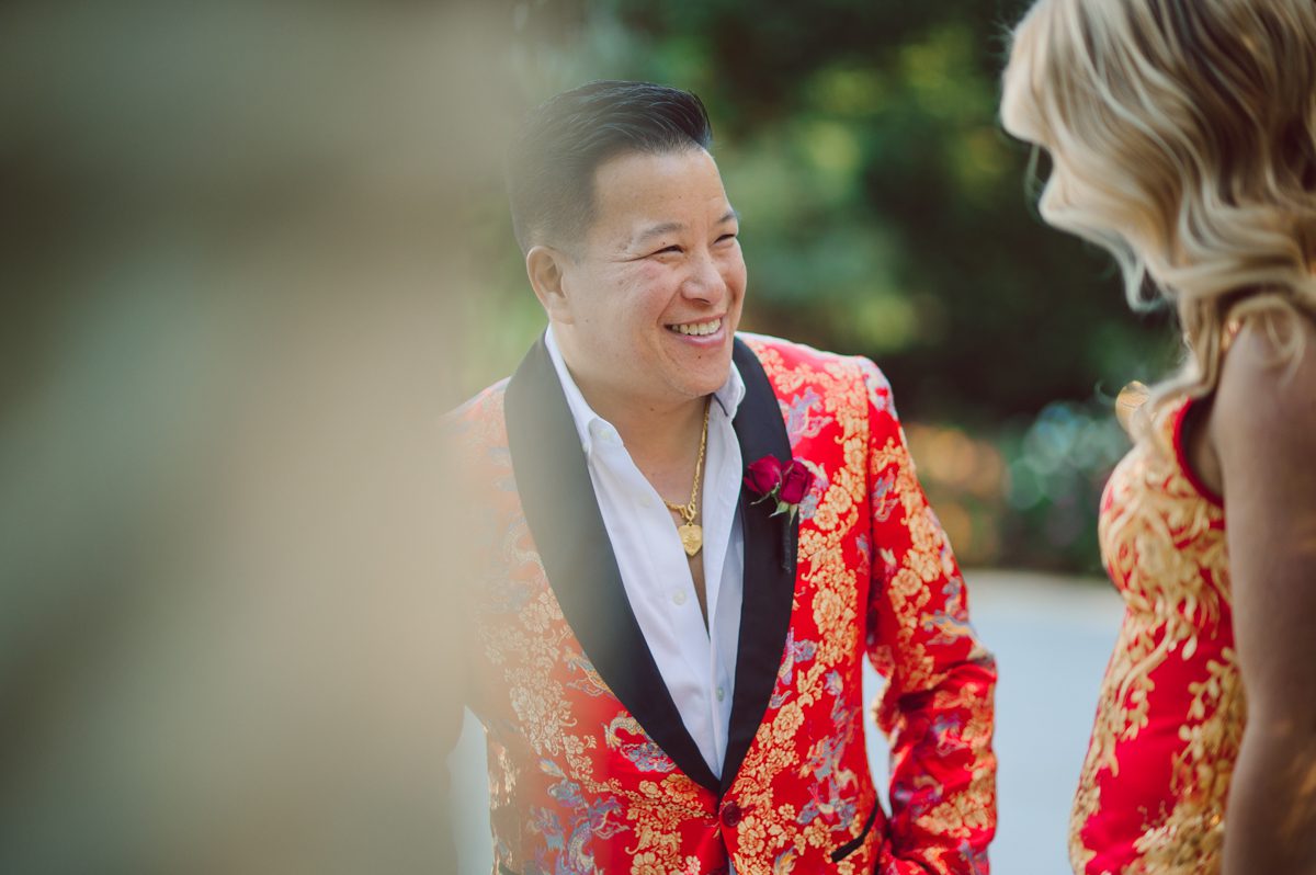 Connie and Richard who are Rick's parents inquired for their son's wedding since his son Rick and soon to be daughter in law currently lives in California and was planning their wedding in the West Coast. Connie and Richard are from here in NJ and was eager to help and plan their son's wedding here in the East Coast. Connie and Richard chose Crystal Plaza in Livingston NJ for their son's wedding venue here in NJ on October 29, 2022. Connie and Richard were delightful parents and young minded for first generation Chinese Americans, their english was fluent as well as their Chinese I was pleasantly surprised since I am second generation Korean-American and my immigrant Korean parents do not speak english that well. It was my first wedding where I did not get to meet the bride and groom till the wedding day. It made me bit nervous as I walked into the bridal suite at Crystal Plaza. But to my surprise Alison and Rick were super sweet and nice where we smoothly worked through the portrait session. Alison and Rick followed all my directions well, did everything I asked them to then it was time for PARTY! Cocktail hour at Crystal Plaza was impressive with spreads and tables of delicious food! I definitely enjoyed some of the delicious food during cocktail hour then walked into the reception room and i was WOWed. The house lights at Crystal Plaza was beautiful and it was actually amazing that I didn't even use my own lights. The mixture of house lights, fog and spotlights at Crystal Plaza was actually fabulous and I was very impressed. The house lights at Crystal Plaza made shutter drag dancing photos with double exposure so much fun and amazing! Alison and Rick, actually Connie and Richard even hired Chinese Lion Dancers for the reception and all the guests loved it. The energy during Alison and Rick's wedding reception was on FIRE! Everyone and anyone was on the dance floor dancing like it was their last one. I truly had a blast during Alison and Rick's wedding at Crystal Plaza in Livingston NJ and looking forward to going back to Crystal Plaza soon. Alison and Rick's Crystal Plaza in Livingston NJ wedding captured by Karis from Hey Karis New York, Brooklyn, Hudson Valley and Catskills Wedding Photographer and NYC Elopement Photographer.