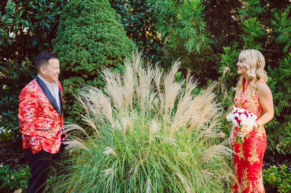 Connie and Richard who are Rick's parents inquired for their son's wedding since his son Rick and soon to be daughter in law currently lives in California and was planning their wedding in the West Coast. Connie and Richard are from here in NJ and was eager to help and plan their son's wedding here in the East Coast. Connie and Richard chose Crystal Plaza in Livingston NJ for their son's wedding venue here in NJ on October 29, 2022. Connie and Richard were delightful parents and young minded for first generation Chinese Americans, their english was fluent as well as their Chinese I was pleasantly surprised since I am second generation Korean-American and my immigrant Korean parents do not speak english that well. It was my first wedding where I did not get to meet the bride and groom till the wedding day. It made me bit nervous as I walked into the bridal suite at Crystal Plaza. But to my surprise Alison and Rick were super sweet and nice where we smoothly worked through the portrait session. Alison and Rick followed all my directions well, did everything I asked them to then it was time for PARTY! Cocktail hour at Crystal Plaza was impressive with spreads and tables of delicious food! I definitely enjoyed some of the delicious food during cocktail hour then walked into the reception room and i was WOWed. The house lights at Crystal Plaza was beautiful and it was actually amazing that I didn't even use my own lights. The mixture of house lights, fog and spotlights at Crystal Plaza was actually fabulous and I was very impressed. The house lights at Crystal Plaza made shutter drag dancing photos with double exposure so much fun and amazing! Alison and Rick, actually Connie and Richard even hired Chinese Lion Dancers for the reception and all the guests loved it. The energy during Alison and Rick's wedding reception was on FIRE! Everyone and anyone was on the dance floor dancing like it was their last one. I truly had a blast during Alison and Rick's wedding at Crystal Plaza in Livingston NJ and looking forward to going back to Crystal Plaza soon. Alison and Rick's Crystal Plaza in Livingston NJ wedding captured by Karis from Hey Karis New York, Brooklyn, Hudson Valley and Catskills Wedding Photographer and NYC Elopement Photographer.